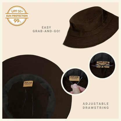 Classic Cotton Bucket Hat for Summer – Lightweight Cotton Sun Hat