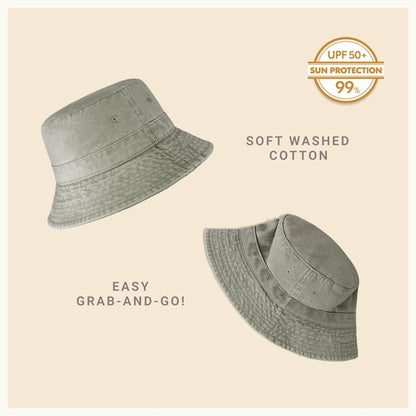 Classic Cotton Bucket Hat for Summer – Lightweight Cotton Sun Hat