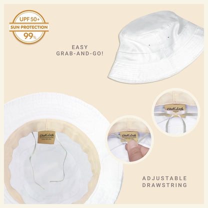 Classic Cotton Bucket Hat for Summer – Lightweight Cotton Sun Hat
