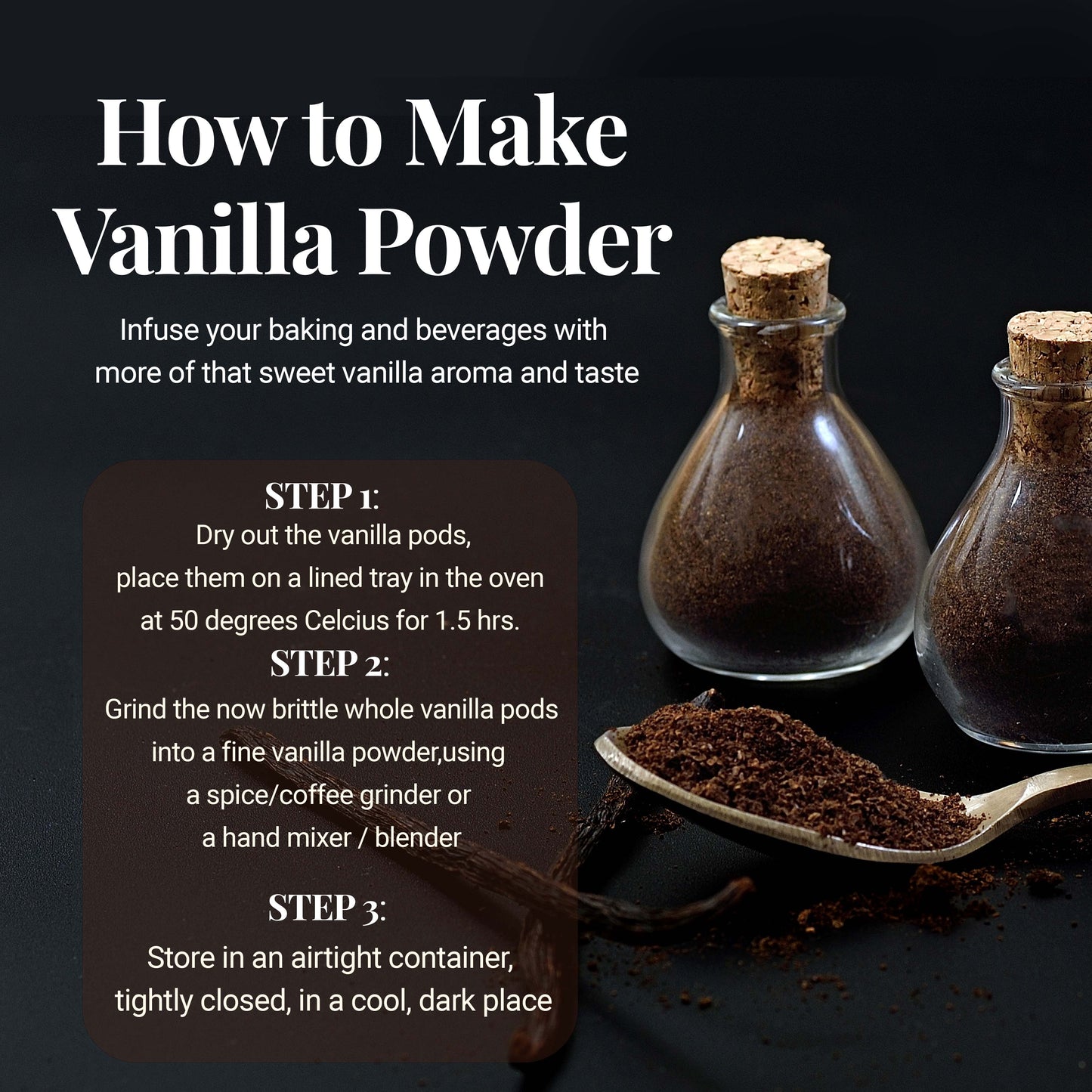 Grade A Ugandan Vanilla Beans – Whole Bulk Vanilla Pods for Baking & Extracts | Non-GMO